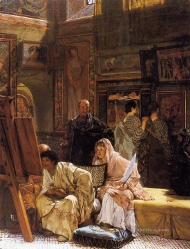 Sir Lawrence Alma Tadema Painting - The Picture Gallery Romantic Sir Lawrence Alma Tadema